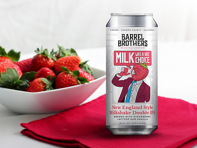 Barrel Brothers // New England Style Milkshake Double IPA