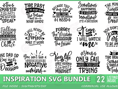 Download Inspiration Svg Bundle By Craftingstudio On Dribbble
