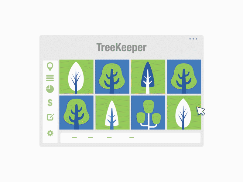 TreeKeeper Software animation data nature park software trees ui