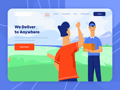 Delivery Everywhere - Landing Page