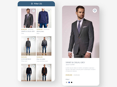 Webshop Design - Clothing company clothing clothing company design jeans minimal responsive ui utrecht ux web webshop website