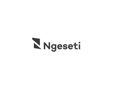 Ngeseti | Logo - Brand Identity architects building icon icon design logo logo design negative space wip work in progress