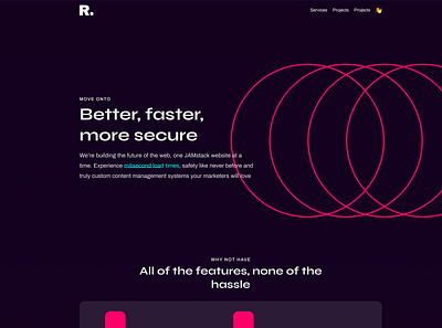 Roboto Studio new homepage gatsby typography ui website design website design and development