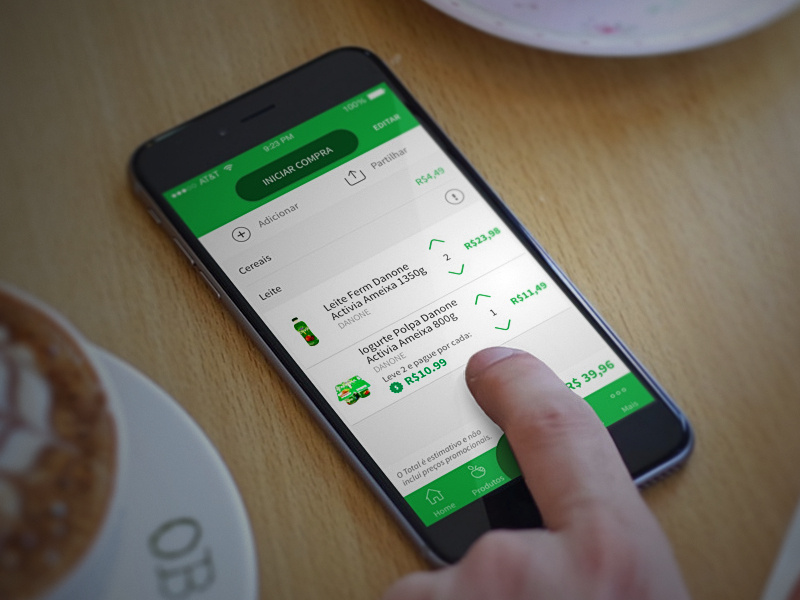 Retail Customer App - List Edit edit list app list commerce retail
