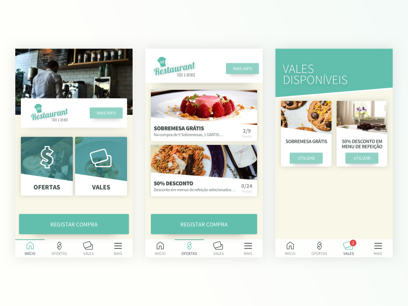 Loyalty App android ios voucher coupons home screen loyalty mobile ui app design mobile