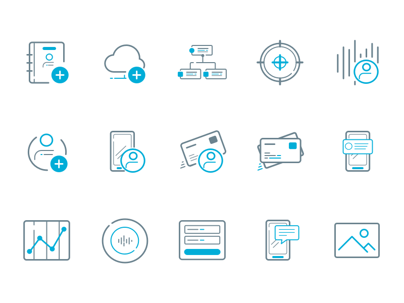 Email Marketing Icons by Emanuel Gomes on Dribbble
