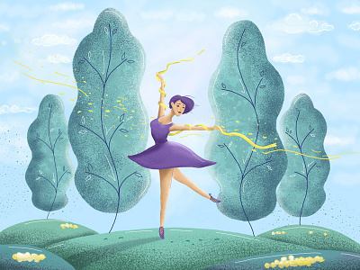 Ballerina ballerina character fairy girl tale