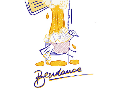 Beerdance beer bird buenos aires character character design graphic design illustration ilustracion wallace