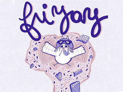 Friyay! buenos aires character character design friday graphic design icream illustration ilustracion
