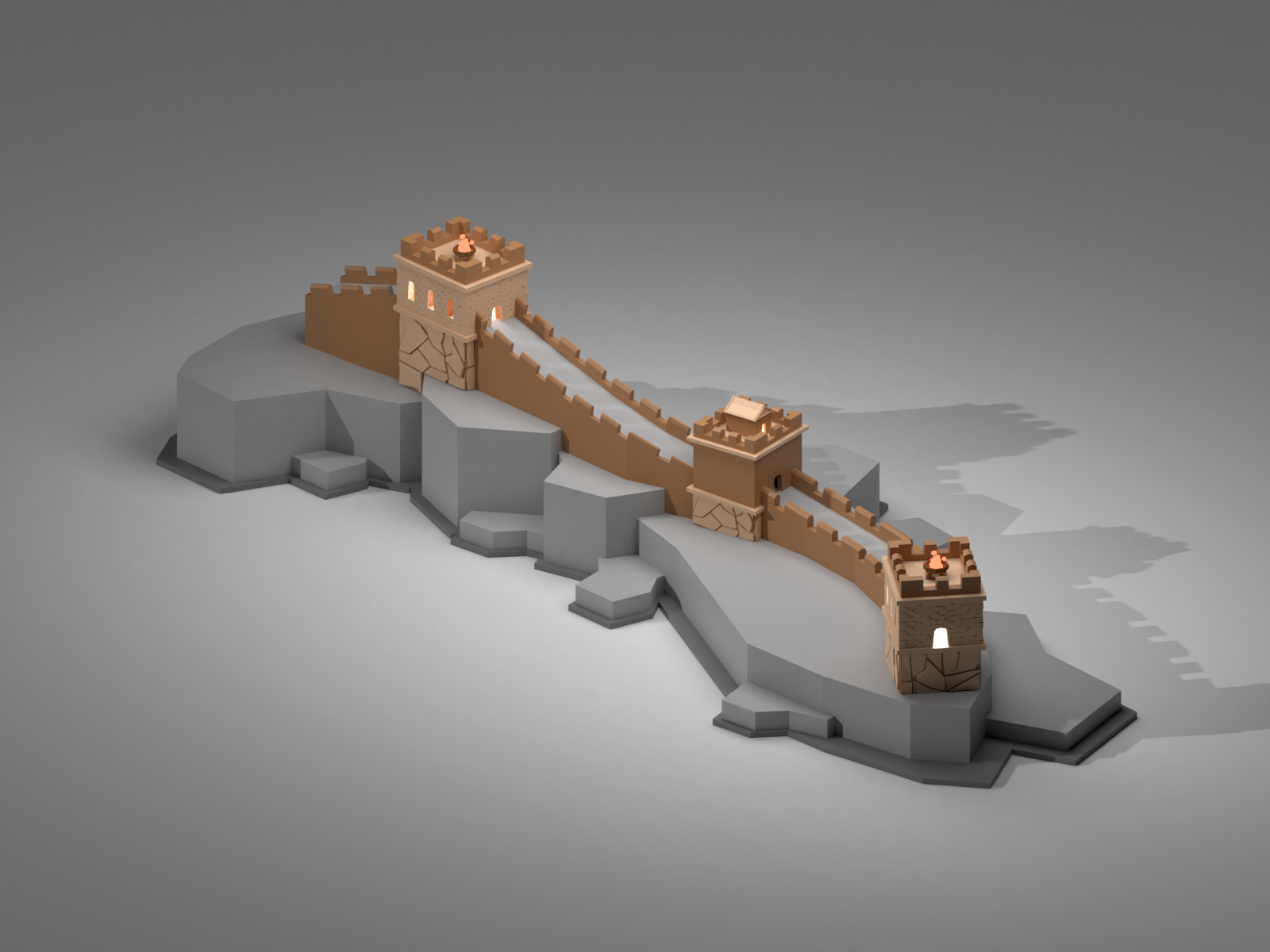 great wall model