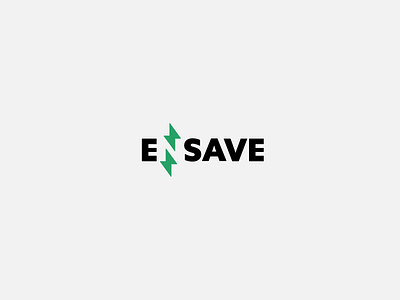 Ensave adobe brand creative design digital electric energy ensave graphic design logo power save text type typography