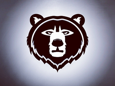 Iron Bear Design 2d adobe bear clean design illustrator logo portfolio simple strong vector