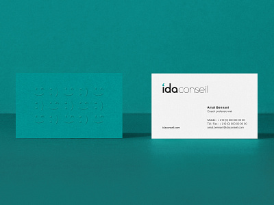 Ida Conseil branding branding and identity branding design corporate branding corporate business card corporate design corporate identity design logo print