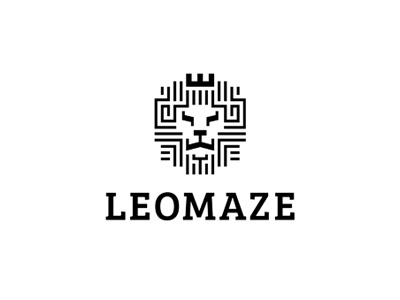 Leomaze geometric labyrinth lion maze simple