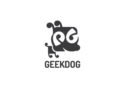 GeekDog crazy dog funny geek