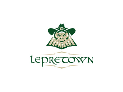 Lepretown beard gnome green people