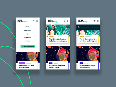 Skillshare Blog [mobile]