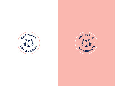 Cat Place LA branding cat cats design drawing graphic graphic design illustration logo logotipo los angeles