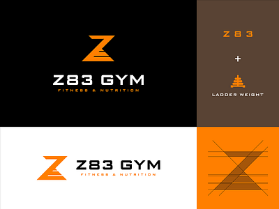 Z83Gym 2019 color design branding design logo nutrition