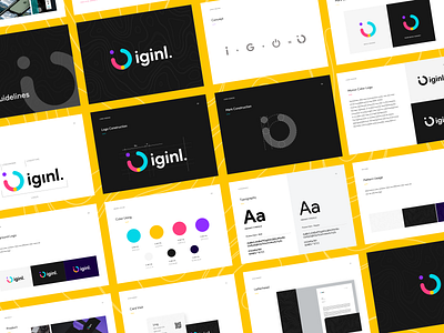 iGinl Logo 2019 color design branding design illustration logo style typography vector