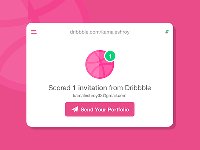 Dribbble Invitation