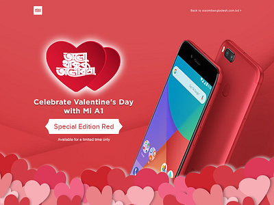 Valentine's Day landing page love valentine ui ux valentine 2018 valentines day visual design