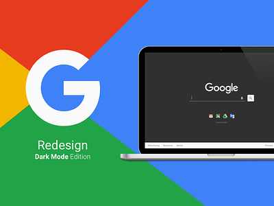 Google Search Redesign dark theme google i3google icons material design minimalism redesign search shortcuts