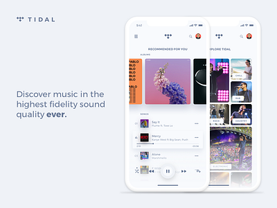 Tidal iOS App Redesign 📱