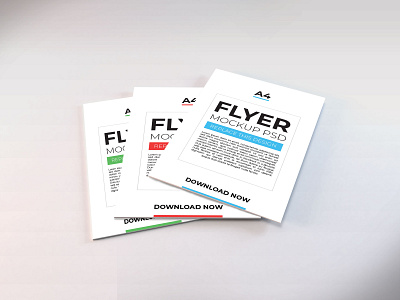 A4 Flyer Mockup Vol 1 a4 brochure business card corporate cover creative design flyer graphic layout mock ups mockup modern paper poster presentation print template white