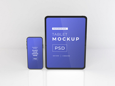 iPad & iPhone Mockup Vol 1 3d cellphone device electronic gadget ipad iphone mobile mockup screen smartphone tablet technology template
