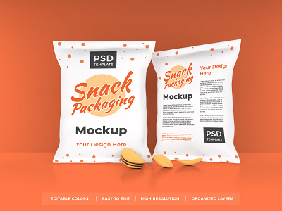 Snack Packaging Mockup Vol 1