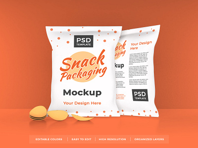 Snack Packaging Mockup Vol 2 3d bag clear container design foil food isolated lunch mockup pack package packaging plastic product sachet snack template white wrap