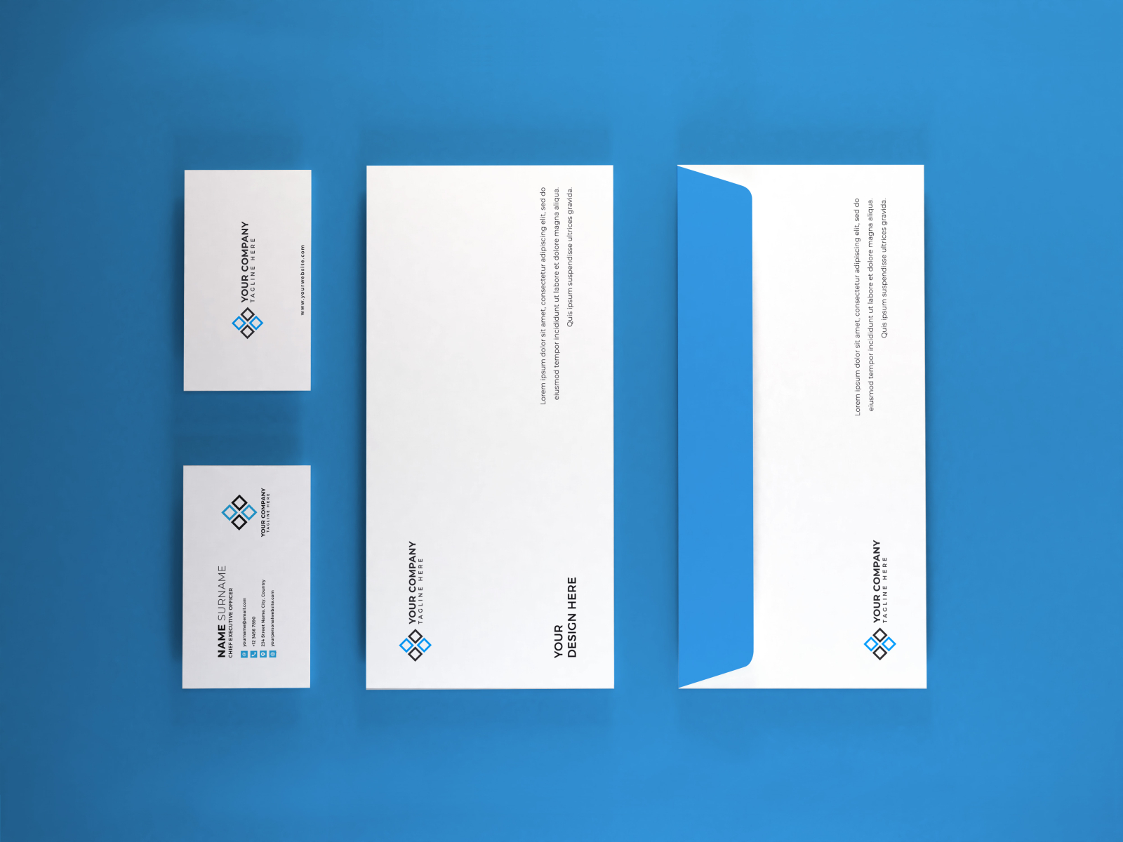 Stationery Set Mockup Vol 2 by Dendy Herlambang on Dribbble