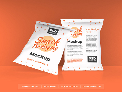 Snack Packaging Mockup Vol 3