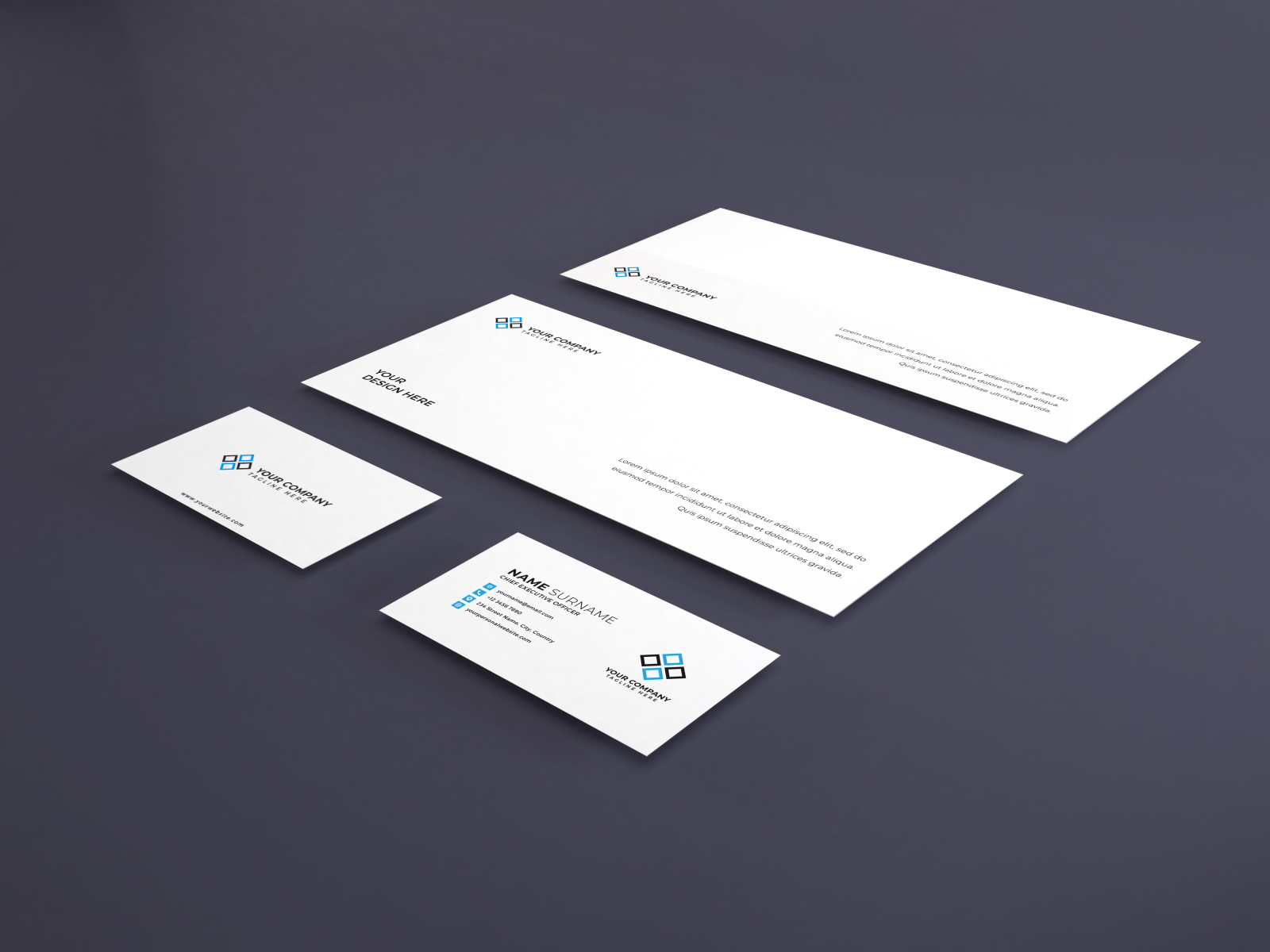 Stationery Set Mockup Vol 3 by Dendy Herlambang on Dribbble