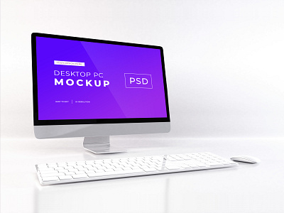 iMac Mockup Vol 4 blank business computer design desktop digital display imac mockup modern monitor pc scene creator screen technology template ui ux web website