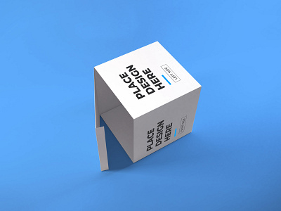 Box Packaging Mockup Vol 5 (Freebies) 3d blank box branding cardboard design empty free freebie isolated mockup object package packaging paper product shape square template white