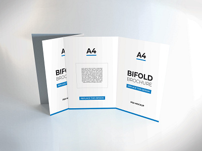 Download Bifold Brochure Mockup Vol 7 a4 a5 bifold booklets brochure business flyer graphic mock up mockup modern paper photoshop poster print psd realistic stationery template