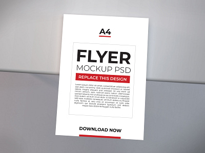 Download Flyer Mockup Vol 7 a4 a5 booklets brochure corporate cover design flyer layout mockup paper poster print psd stationery template white