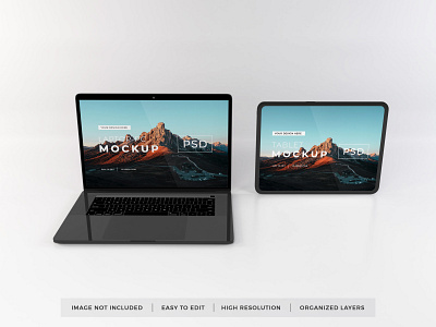 Download MacBook & iPad Mockup Vol 7