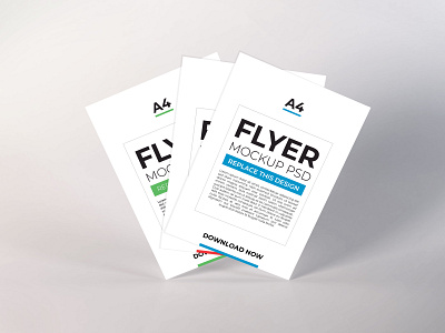 Download Flyer Mockup Vol 8 a4 a5 booklets brochure corporate cover design flyer layout mockup paper poster print psd stationery template white