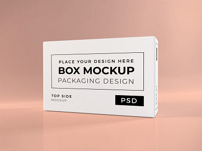 Download Long Box Mockup Vol 8 3d box brand branding clean container food isolated meal mockup object pack package packaging paper plastic product realistic template wrap