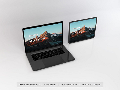 Download MacBook & iPad Mockup Vol 9