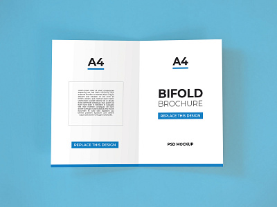 Download Bifold Brochure Mockup Vol 10 a4 a5 bifold booklets brochure business flyer graphic mock up mockup modern paper photoshop poster print psd realistic stationery template