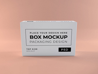 Download Long Box Mockup Vol 11 3d box brand branding clean container food isolated meal mockup object pack package packaging paper plastic product realistic template wrap
