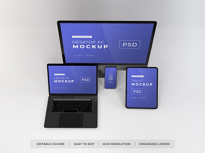 Download Responsive Devices Mockup Vol 11