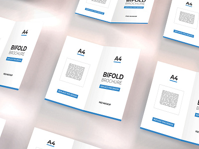 Download Bifold Brochure Mockup Vol 12