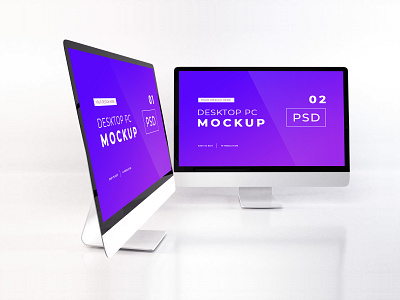 Download iMac Mockup Vol 12 mockup photoshop premium template