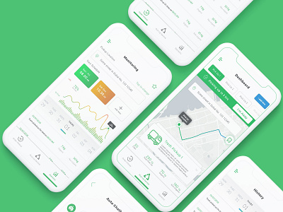 Trash Pick Up Mobile App Design app mobiel app mobile mockup trash ui ux