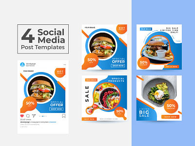 Social Media Post Design Templates Vol 9